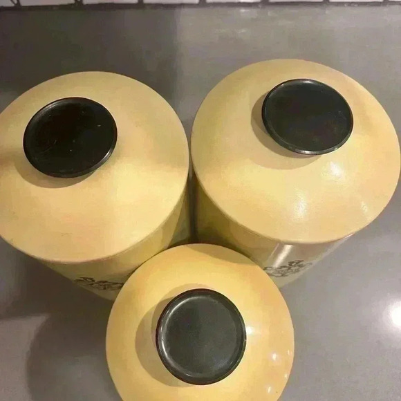 Vintage West Bend Metal Canister Set - Picture 2 of 4